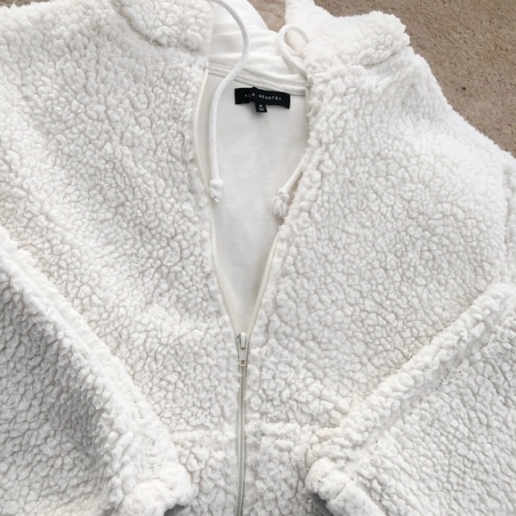 PacSun Jackets Coats Pacsun White Teddy Jacket Poshmark